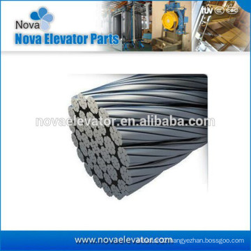 Elevator Parts Ungalvanized Steel Wire Rope for Speed Governor